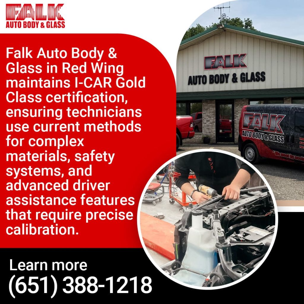 Falk Auto Body & Glass - I-CAR Gold Class certified